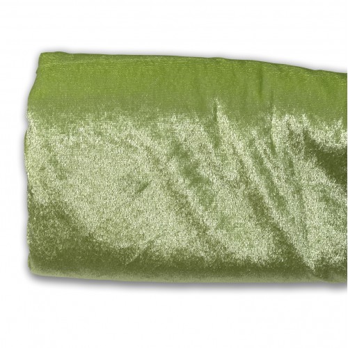 Apple green velvet fabric 